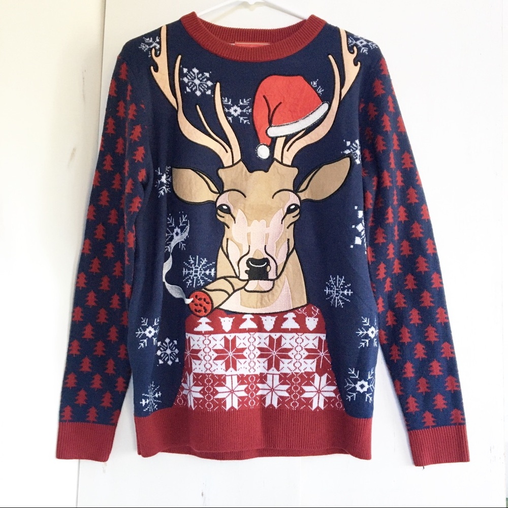 Ugly Christmas Sweater!  3 Small Repairs